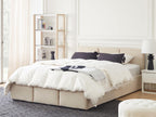 Lit Mobenze 140x200 cm Beige clair MICJ97877