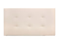Testiera con bottoni similicuir beige 180x80 cm - Mobenze ZGQR49388