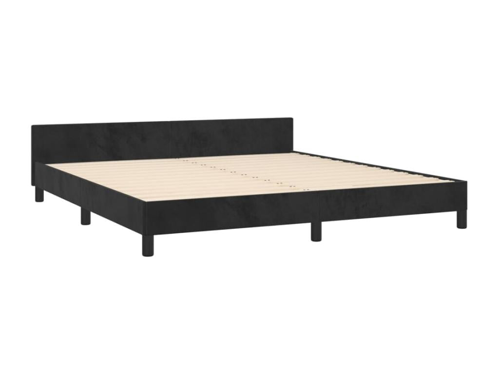 Struttura letto senza materasso nero Mobenze PYWN03887