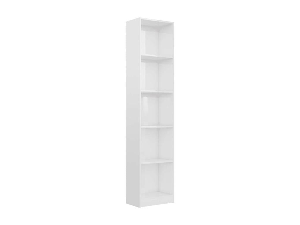 Libreria bianca, 40 x 24 x 175 cm