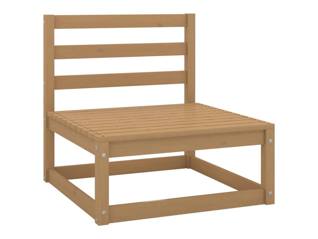 Set di mobili da esterno in legno di pino naturale - dlz1766571913418