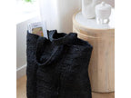 Borsa a tracolla nera Luxameub OBKB48817