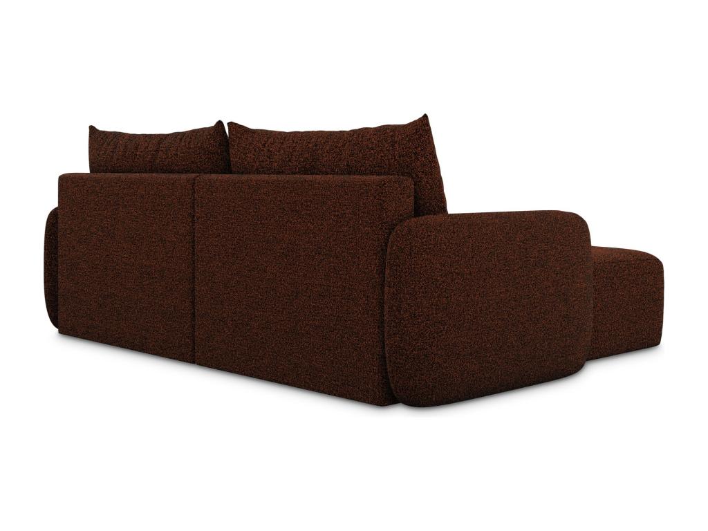 Divano letto in tessuto Boucle
