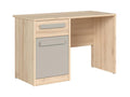 Bureau 1 cassetto 1 porta Luxameub Bois et Grey QWZW07502