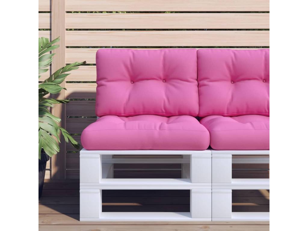 Coussins de palette 2 pezzi tessuto rosa FVDD72004