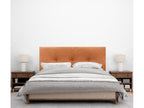 Mobenze Testiera Mobenze Côtelé Uni con Boutons 160x115 con Gambe de Lit 150/160 - Mobenze LHBI29819