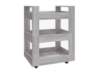 Carro da cucina Mobenze grigio 60x45x80 cm Mobenze d'ingénierie BISG25738