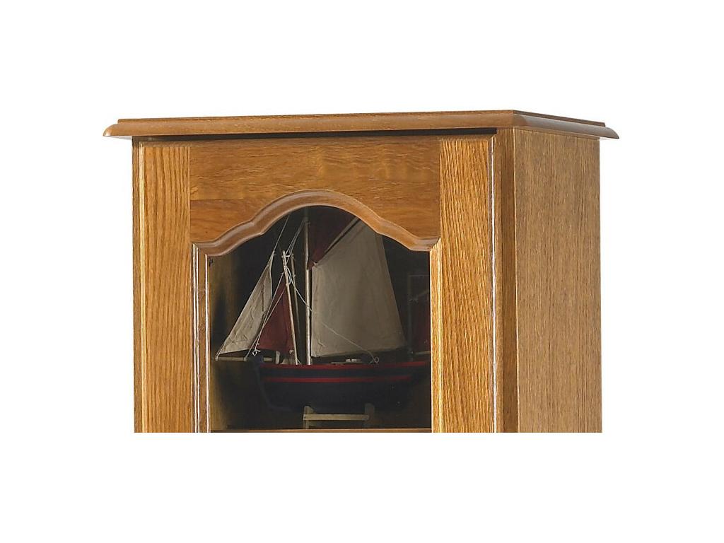 Libreria in legno di quercia marrone