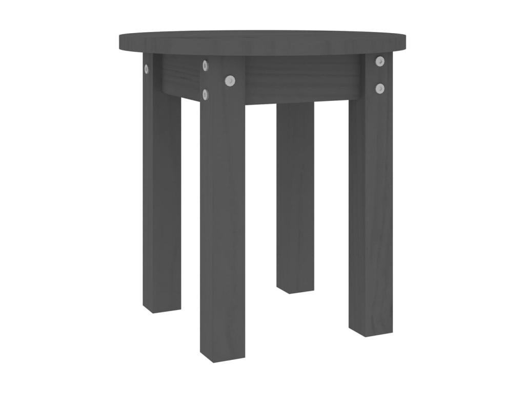 Tavolo basso Grigio 35x35 Bois massif de pin HJZG44278