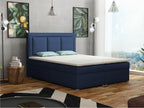 Letto continentale Mobenze 112 Matrimoniale Continental Blu 140x200 Tapisserie 140x215x115cm RIRJ14380