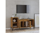 Mobile TV Chêne fumé 100x35x55 cm Bois d'ingénierie JQSC90792