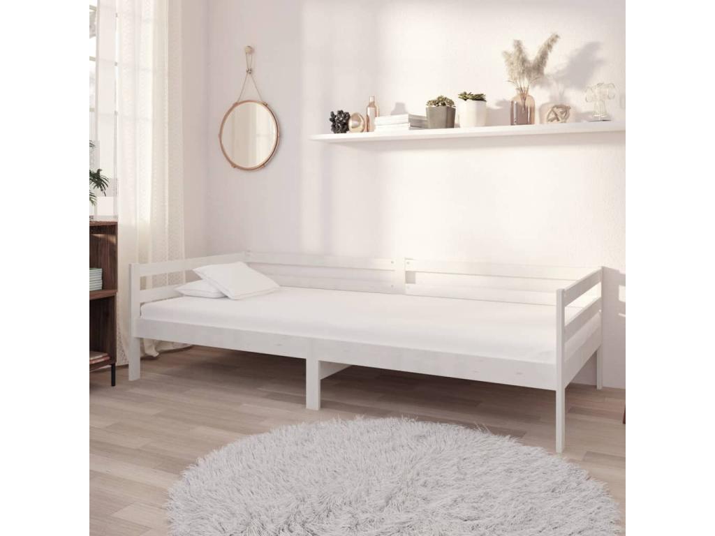 Materasso in legno di pino bianco, 90 x 200 cm