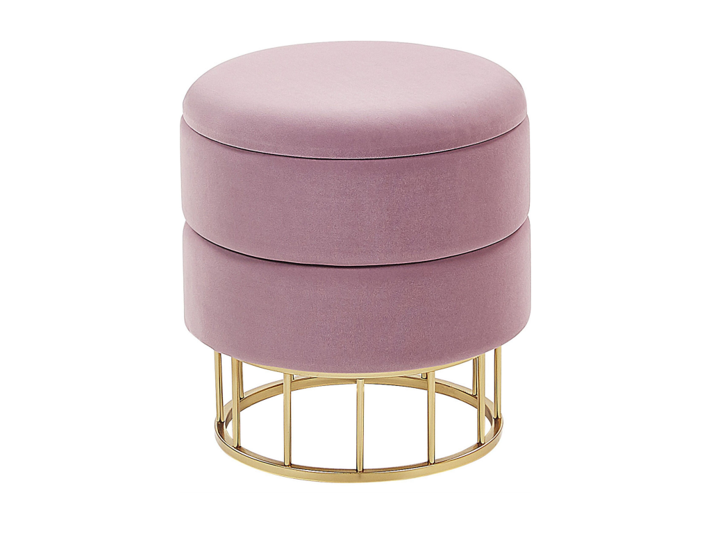 Pouf de rangement Mobenze 37 cm 37 cm Rosa NLMP67838