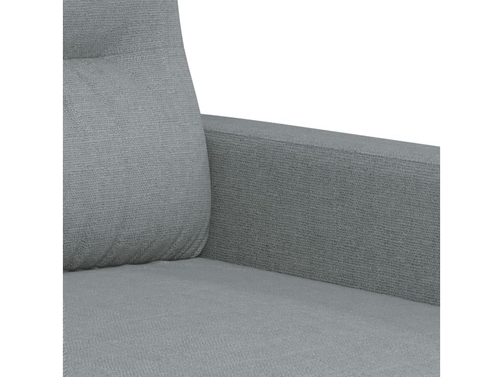 Divano à 3 posti Grigio chiaro 180 cm Tissu DLSY17636