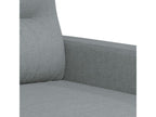 Divano à 3 posti Grigio chiaro 180 cm Tissu DLSY17636