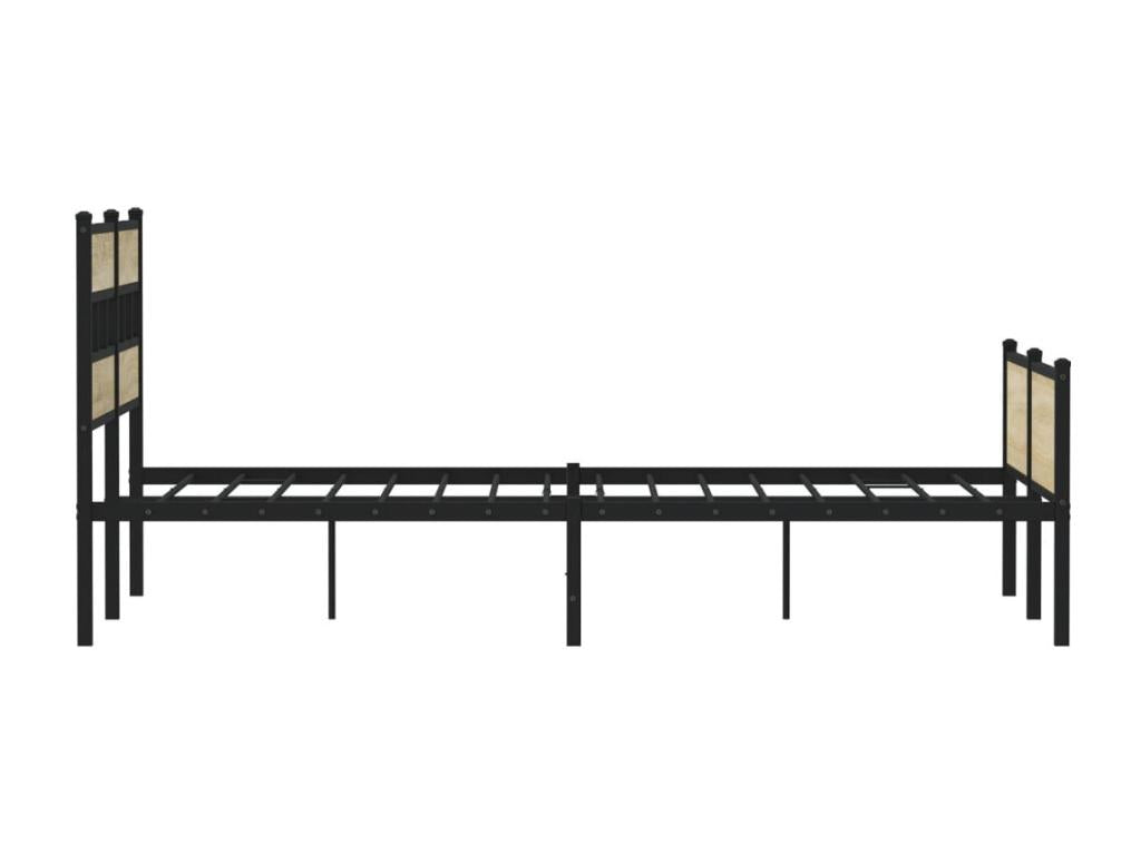 Materasso in legno di quercia marrone, 193 x 203 cm