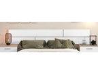 Letto in legno di quercia naturale