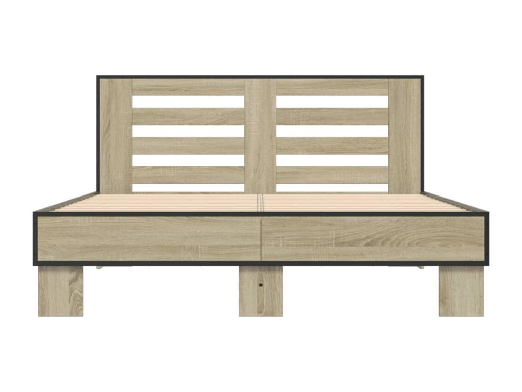 Struttura letto francese Mobenze 140x190 cm Mobenze d'ingénierie et métal ZNWM39515