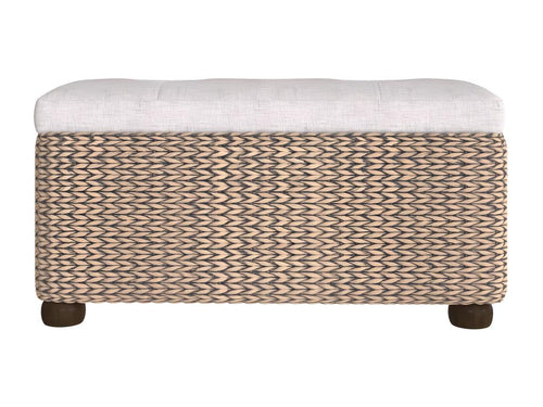 Bancs de rangement lot de 2 con coussin grigio 69 cm quenouille HQWZ68210