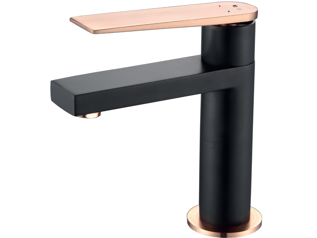 Mobenze mitigeur lavabo bas nero et o rosa - Mobenze WZIY75808