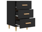 Comodino Nero 40x40x66 Mobenze d'ingénierie EKZH42645