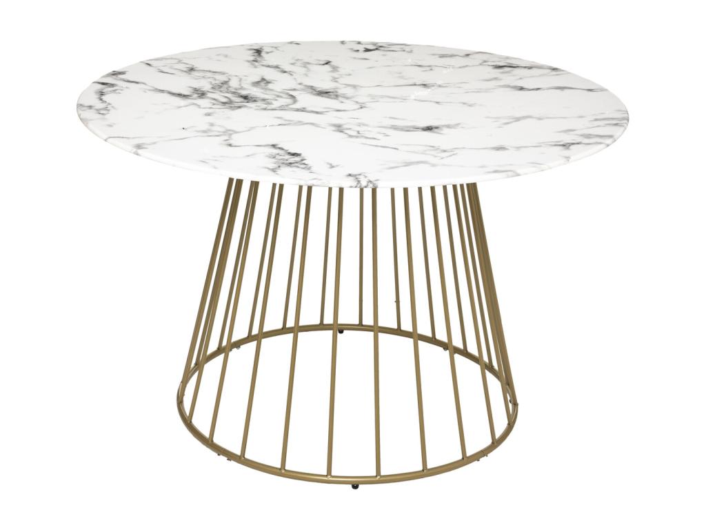 Tavolo da Pranzo Ronde Design Mobenze 120 cm Bianco NJPI16381