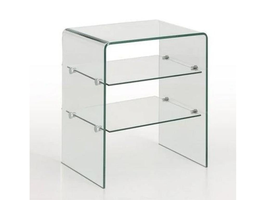 Table d'appoint verre transparent Mobenze JFWC32284