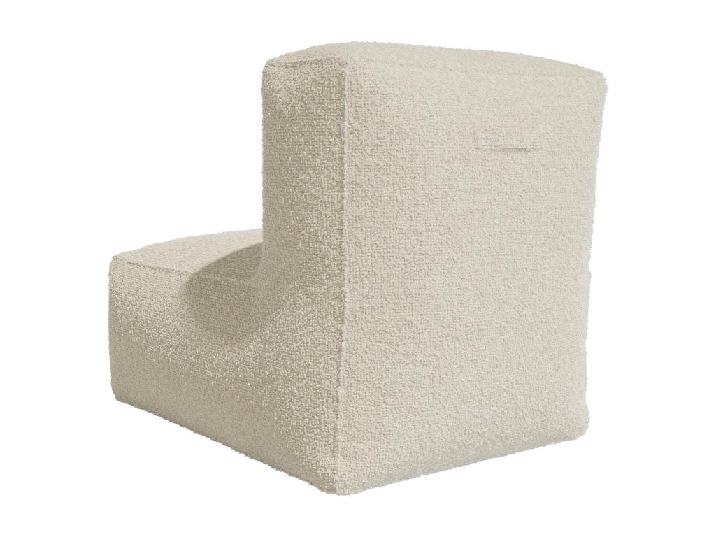 Poltrona in tessuto beige