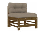 Set salotto da giardino 8 pezzi con coussins marrone miele massiccio Mobenze FBWK91735