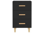 Comodino Nero 40x40x66 Mobenze d'ingénierie EKZH42645