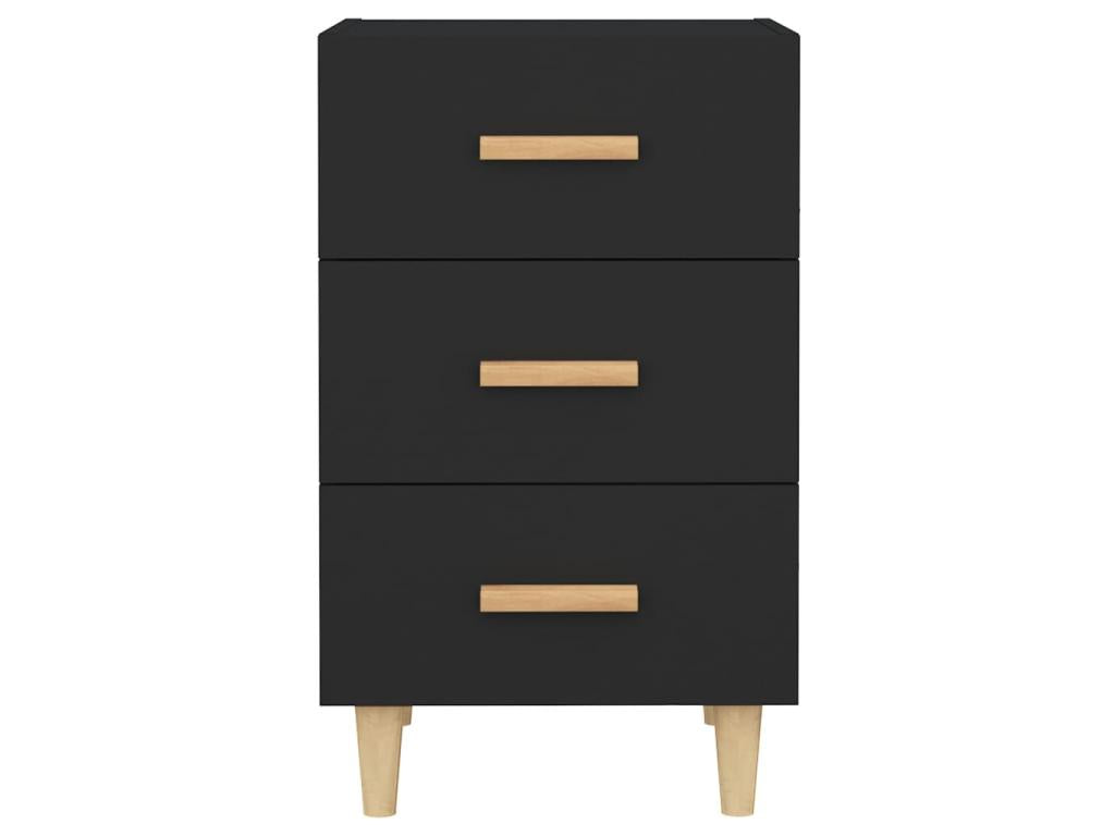 Comodino Nero 40x40x66 Mobenze d'ingénierie EKZH42645