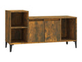 Mobile TV Chêne fumé 100x35x55 cm Bois d'ingénierie JQSC90792