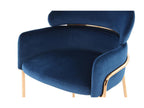 Sedia Design in Mobenze Blu / Oro Rosa ETEI69106