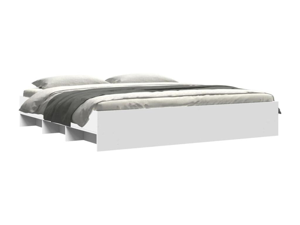 Materasso in legno ingegnerizzato bianco, 200 x 200 cm