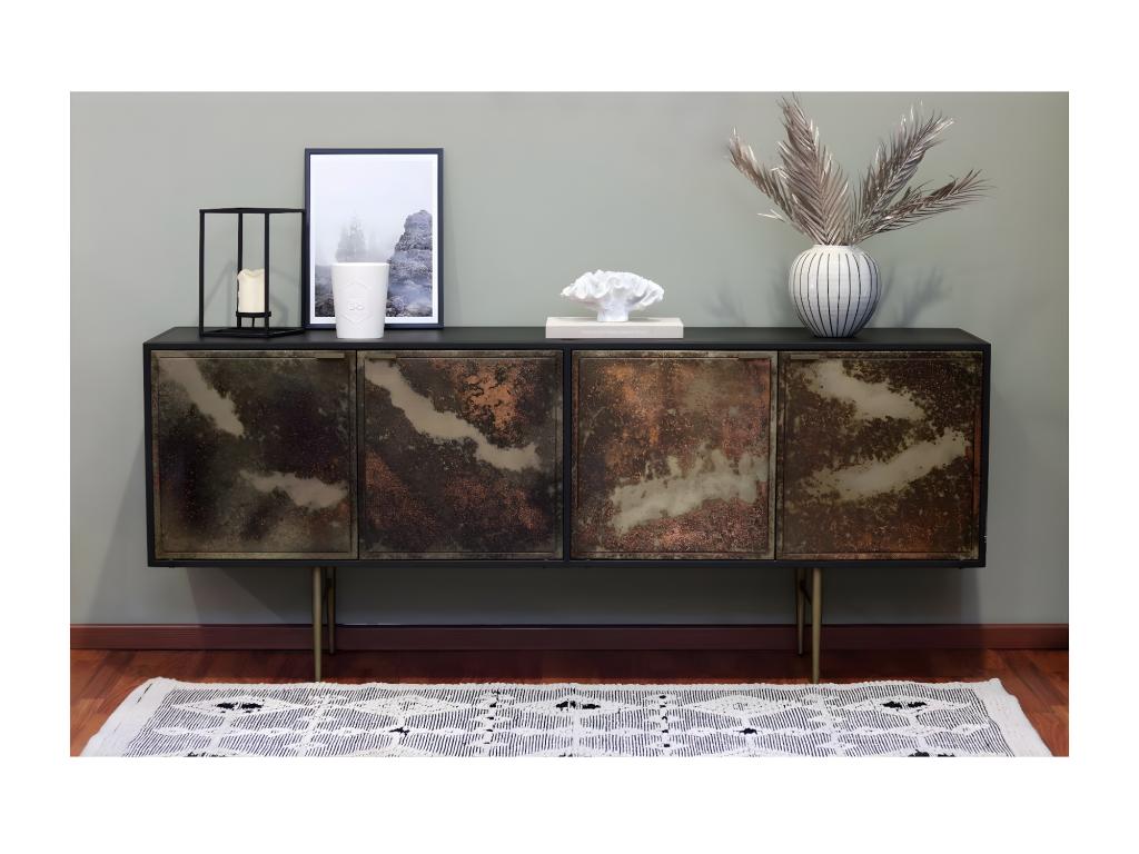 Mobenze - Porta TV Acier Bronzo 183 TAWR77438