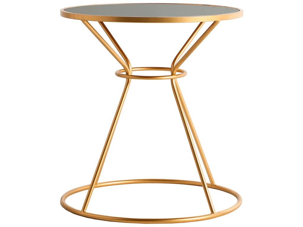 Tavolo basso in ferro dorato 50x50x55 cm WSOZ18024