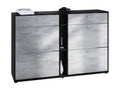 Mobile da pavimento Black Et Béton lxhxp 155.5x95x28 HAPI66522