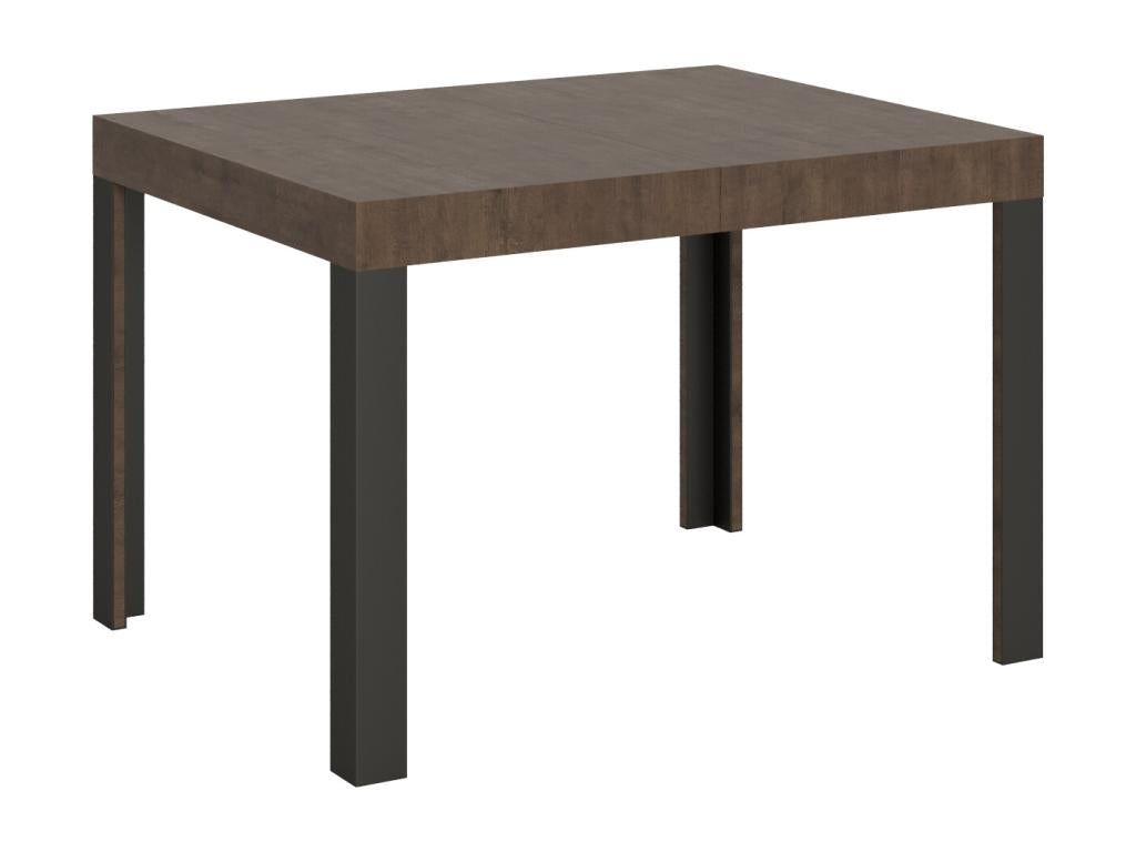 Tavolo Allungabile 70x110/194 cm Mobenze Noyer cadre Antracite URTW36827
