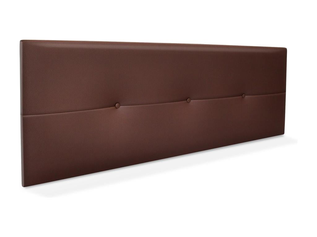 Mobenze Testiera Similcuir con Boutons 150x50cm Lit. 150 - Chocolat BIYN48230