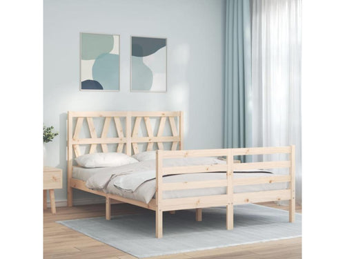 Struttura letto con testiera petit double Mobenze massif KSDU46396