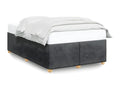 Struttura letto grigio foncé 120x190 cm tessuto WXOI05662