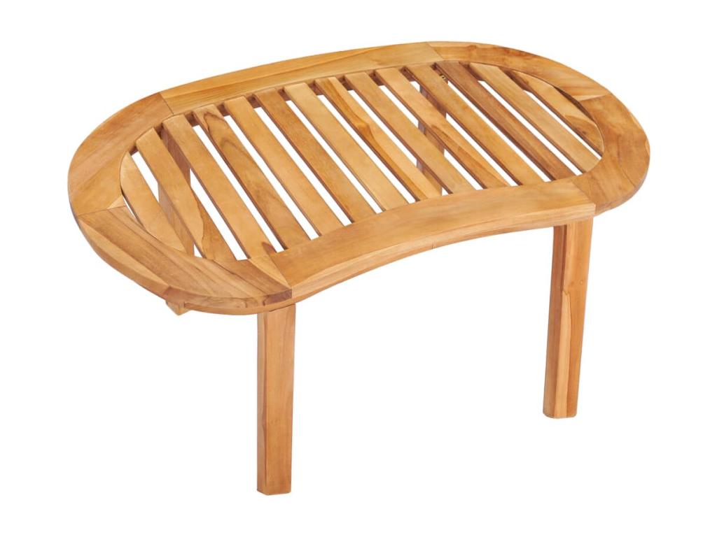 Table basse 90x50x45 cm Mobenze de teck solide TVCN93728