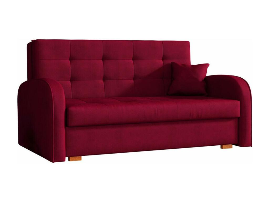 Divano letto rosso, 85 x 153 x 98 cm