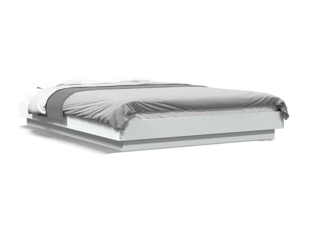 Struttura letto bianca, 140 x 200 cm