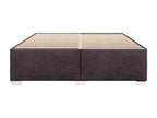 Struttura letto in tessuto marrone, 180 x 200 cm