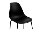 Sedie haute de bar nere Mobenze - Set di 4 NFUJ95937