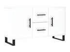 Credenza in legno ingegnerizzato bianco, 100 x 36 x 60 cm
