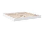 Struttura letto bianco 180x200 bois d'ingénierie VJWD48077