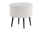 Pouf bianco, 40 x 40 x 40 cm
