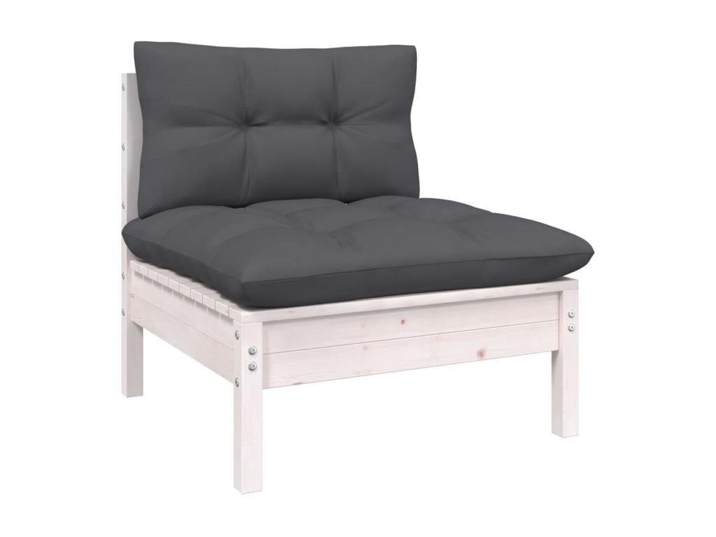 Set di mobili da esterno in legno di pino bianco - dlz1766571944593